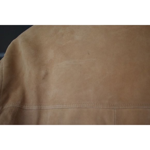 Men's Brooks Brothers Tan Soft Suede Jacket XL - Picture 6 of 12